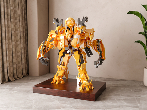 Hand-made Transformers Art Toy