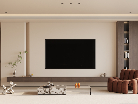 Modern TV wall Wall