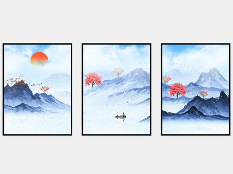 New Chinese Landscape Painting Decorative Painting