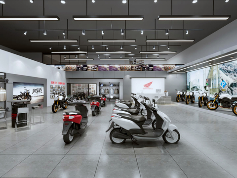 Modern Motorcycle Store