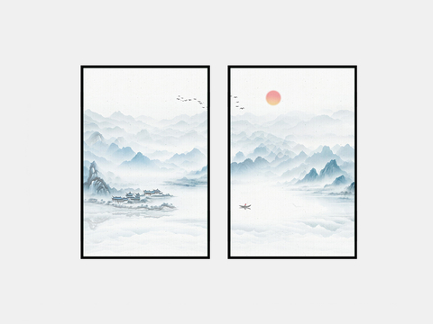 New Chinese Landscape Painting Decorative Painting