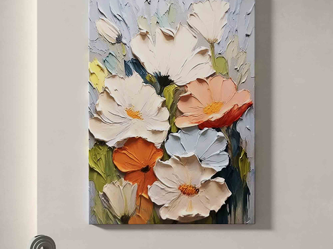 Cream Style Simple Painting Oil Painting Decorative Painting