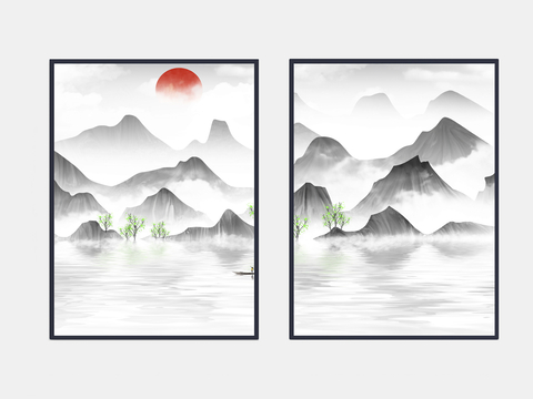 New Chinese Landscape Painting Decorative Painting