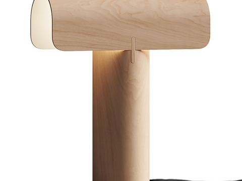 Log Style table lamp