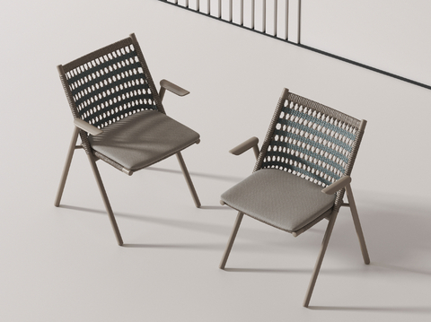 Modern Woven Chair Armchair Chair Outdoor Chair