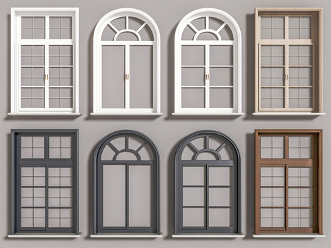 french arched window window casement window sliding window