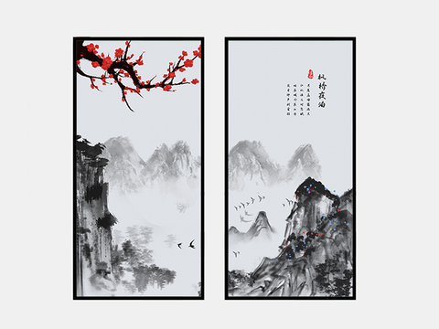 New Chinese Landscape Painting Decorative Painting