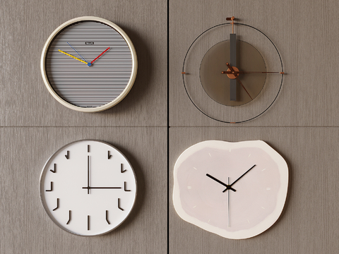 Simple decorative clock clock wall clock