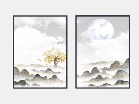 New Chinese Landscape Painting Decorative Painting