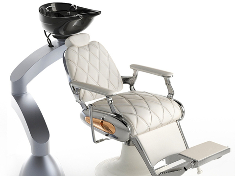 Modern shampoo chair haircut equipment