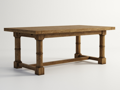 American solid wood coffee table