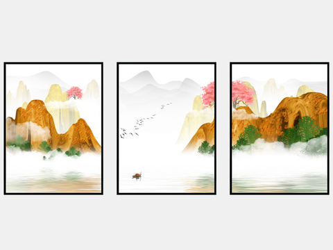 New Chinese Landscape Painting Decorative Painting