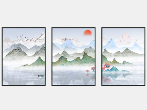 New Chinese Landscape Painting Decorative Painting