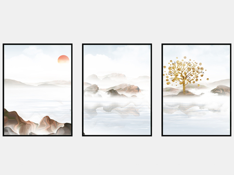 New Chinese Landscape Painting Decorative Painting