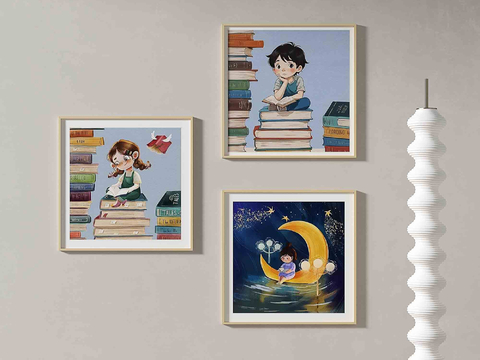 oil painting cartoon painting decorative painting