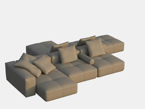 Multi-person sofa double sofa