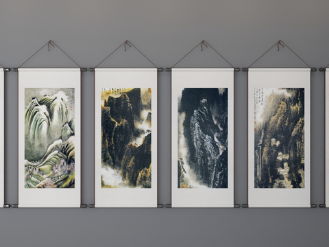 Neo-Chinese Style decorative painting landscape painting scroll painting