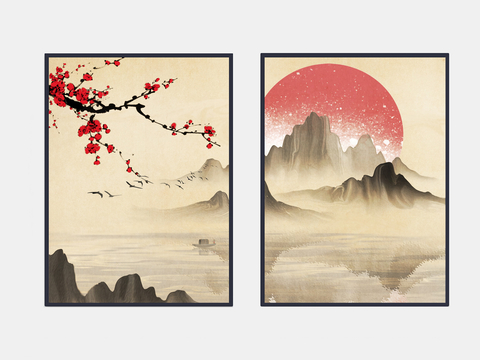 New Chinese Landscape Painting Decorative Painting