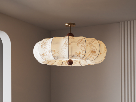 Antique ceiling lamp French retro ceiling lamp