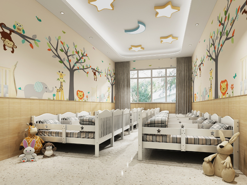 Modern Kindergarten Lounge Lunch Room