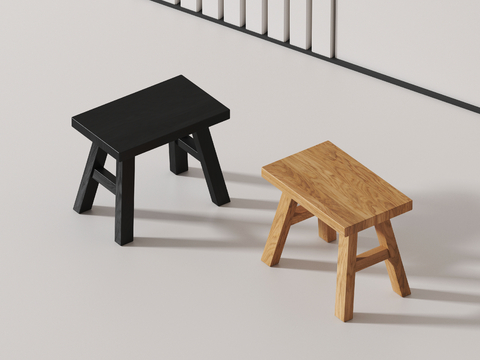 Modern Wooden Stool