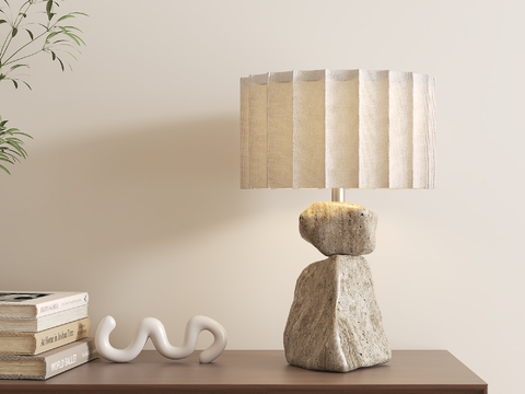 Quiet Wind Stone Table Lamp