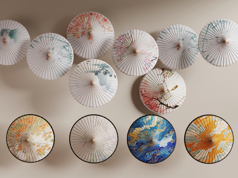 New Chinese-style Oil-paper Umbrella Decoration