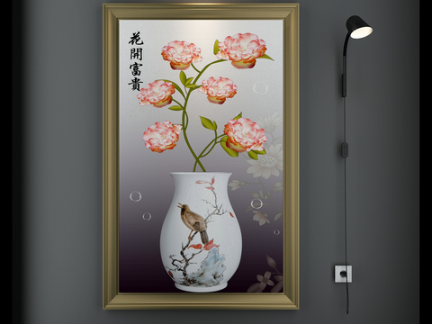 New Chinese Decorative Painting Flower Painting