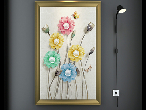 Modern Flower Painting Art Painting Decorative Painting