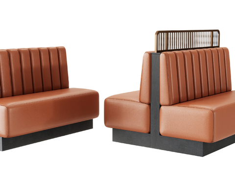 Booth Sofa Backrest Sofa