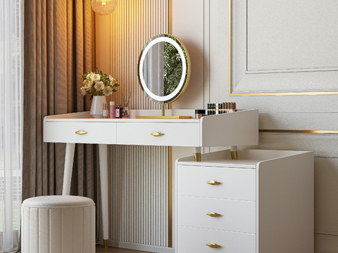 Affordable Luxury Style Dressing Table Makeup Table