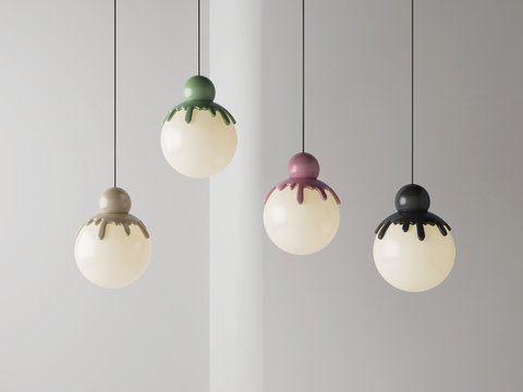 Modern spherical chandelier