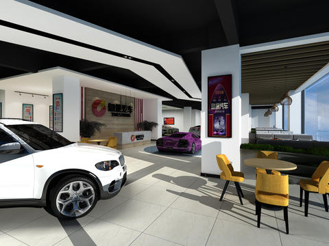 Simple car showroom