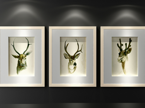 Decorative Painting Art Painting Fawn Hanging Painting