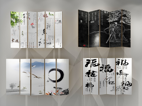 New Chinese Decorative Painting Calligraphy and Painting