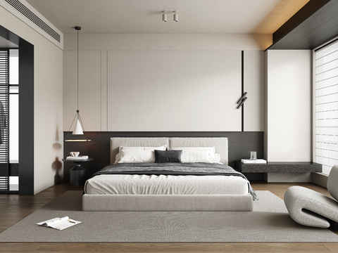 Premium Grey Bedroom Master Bedroom Minimalist Bedroom