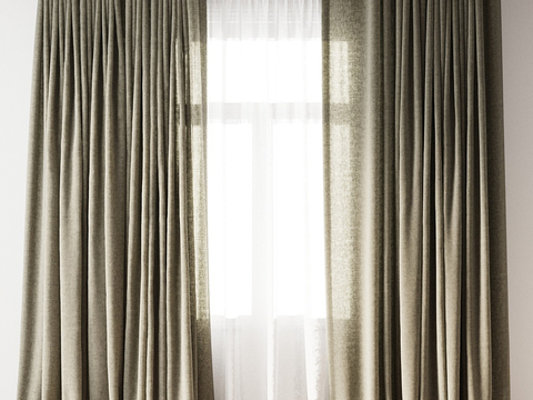 Modern Curtain Cloth Curtain Draw Curtain