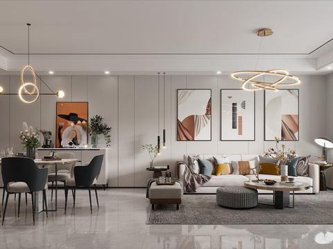 Modern Living&Dining Room