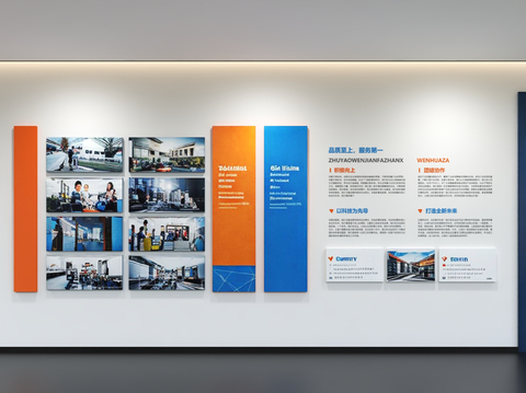 Corporate Culture Wall Display Wall Publicity Bar Slogan Slogan Image Wall