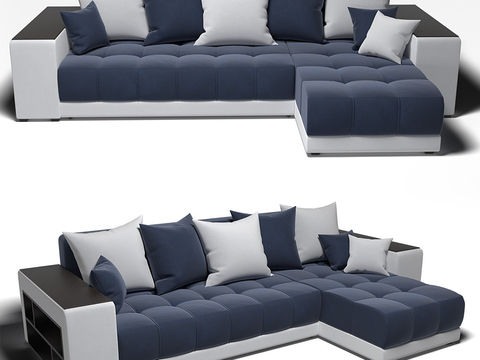 Modern Fabric Sofa Corner Sofa Multiplayer Sofa