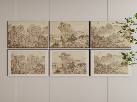 New Chinese Landscape Painting Decorative Painting