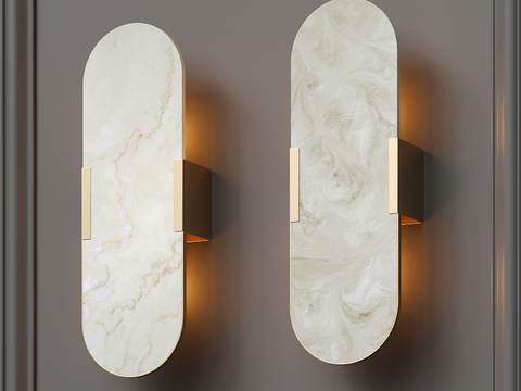 Affordable Luxury Style wall lamp marble wall lamp