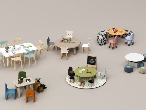 Children's Table and Chair Game Table and Chair Toy Table