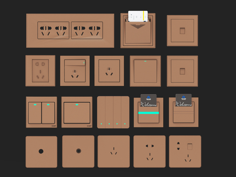 Hardware Switch Panel Socket Hotel Room Card