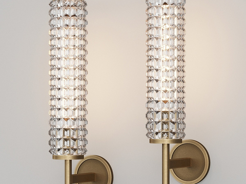 Affordable Luxury Style Glass Wall Lamp