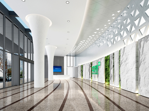 Modern Office Business Lobby