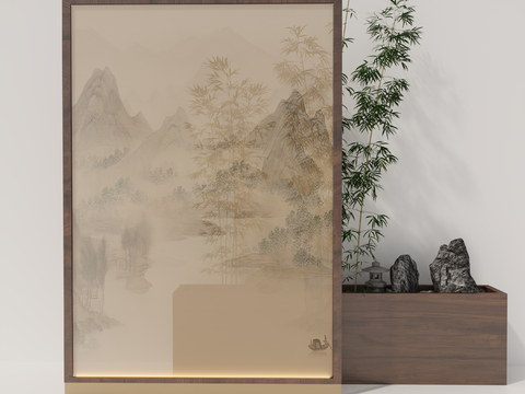 Neo-Chinese Style Screen Art Screen