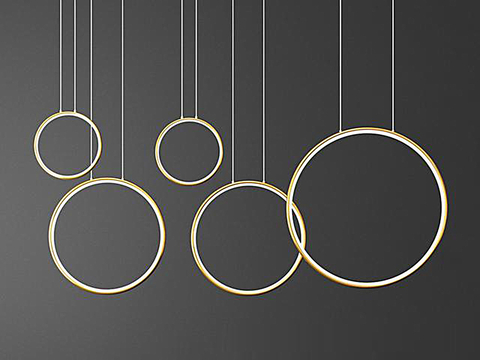 Modern ring chandelier