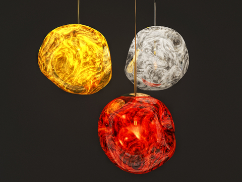 Modern Lava Chandelier