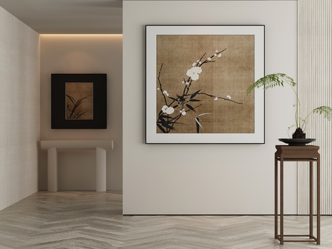 New Chinese Flower Painting Decorative Painting